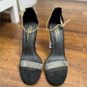 Fashion Nova Clear block heels